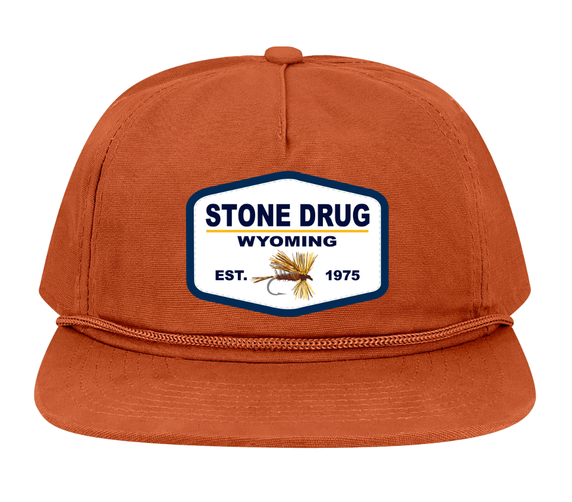 Stone Drug Looking Fly Hat - Rust
